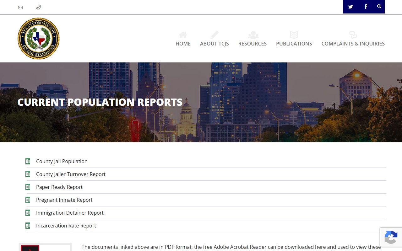 TCJS Lampasas County Jail population report